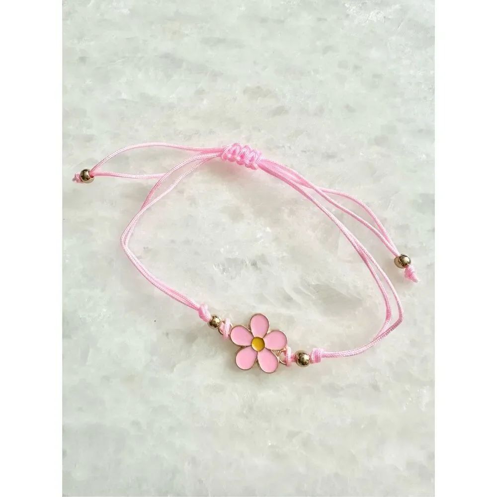 Light pink flower beaded Daisy friendship
